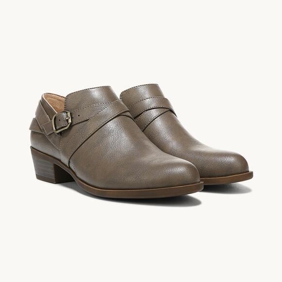 Life Stride Adley Shootie Boot, Size 7W, Slip-On Comfort with Buckle Detail - Picture 1 of 9